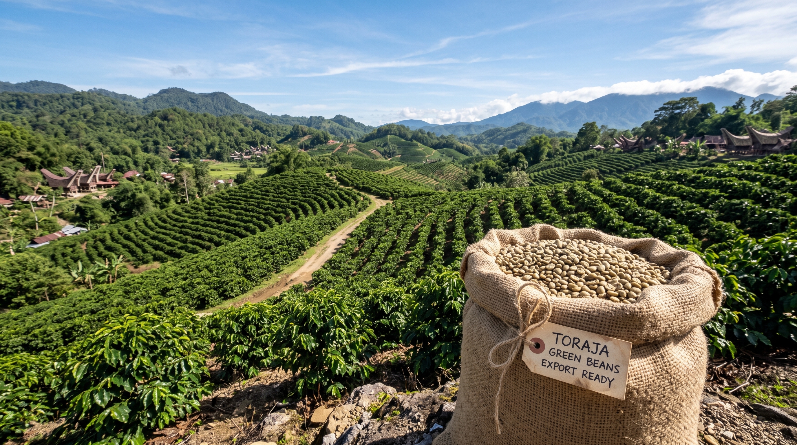 Toraja Robusta Green Coffee Beans